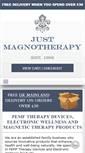 Mobile Screenshot of justmagnotherapy.com